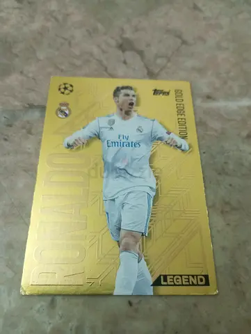 Topps Gold Edition Cristiano Ronaldo Legend Trading Card