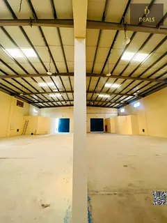 10,000 Sq. Ft. Warehouse for Rent | 120 kW Power | Labour Accommodation | Umm Al Quwain