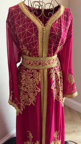 Kaftan 2 pices with bilt size large