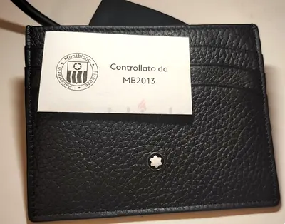 Brand New Montblanc Meisterstück Card Holder – Unused (Deira)