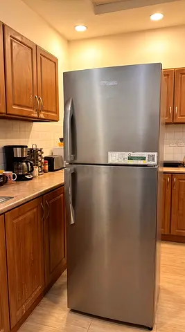 Super General Fridge – Stainless Steel (Like New)