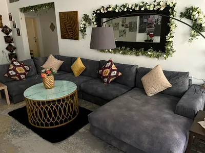 Luxury Home center sectional sofa  in perfect condition