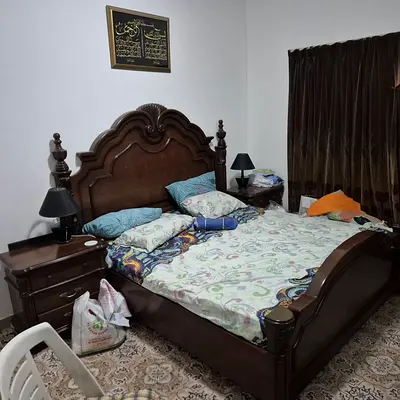 King Size Bed Set with Dressing Table