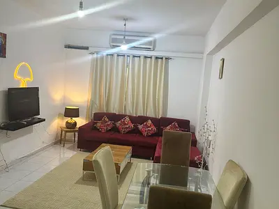 One bedroom and living room / Fully furnished / Close to Dubai exit / Al Qasimia / Abu Shagara / Sharjah