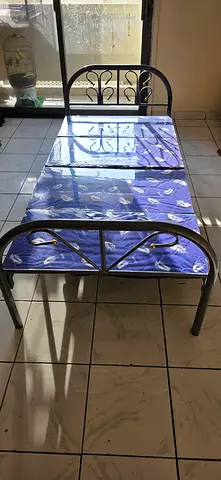Single size metal folding bed for sale