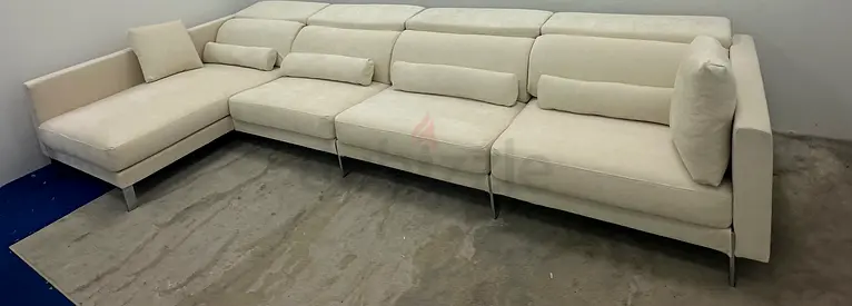 As like new condition Italy brand lshape sofa