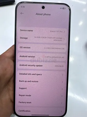 mi 15 t pro 512 gb