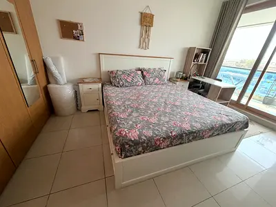 Complete Bedroom set-Doube bed with mattress 2 side tables
