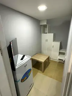 Available soundproof loft partition with smart tv and fridge in Barsha near to Emirates mall