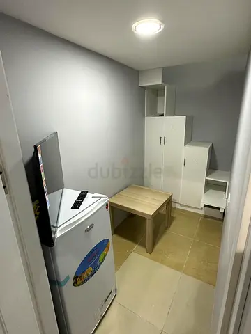 Available soundproof loft partition with smart tv and fridge in Barsha near to Emirates mall