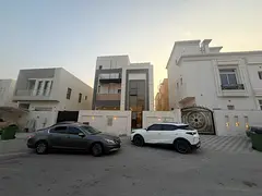 Villa for rent in Al-Yasmeen: 7 master bedrooms, a majlis, a living area, a kitchen, a maid's room, 