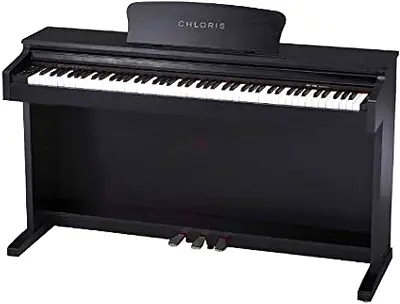 Brand New Chloris CDU-300 Black Upright Digital Piano | 88 Weighted Hammer Action Keys