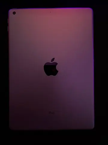 Apple iPad (rear view) - Space Gray, good condition