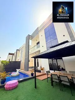 For annual rent | Luxury villa in Al Bahia area – Ajman Emirate