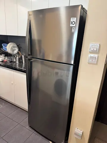 LG Top Mount Refrigerator Stainless Steel