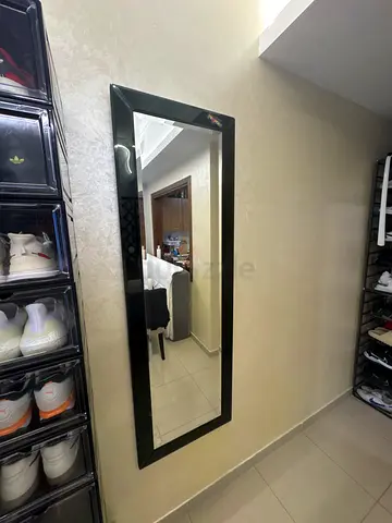 Large Black Framed Full Length Mirror