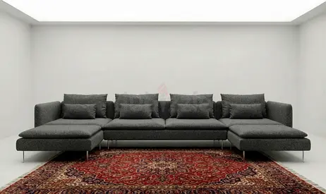 Modern Double Side L Corner Sofa 🛋️
Elegant design with spacious seating, durable steel legs and