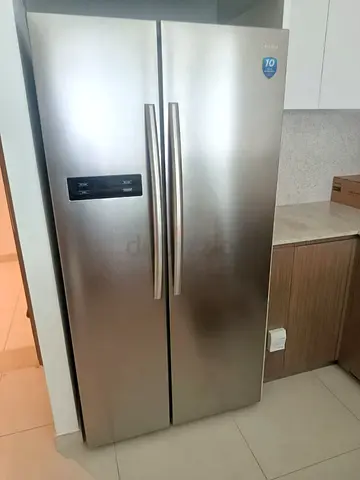 Midea Fridge Freezer side by side steel body
