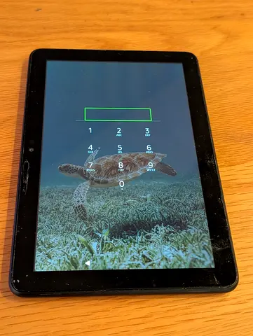 Used Android tablet - 7-8 inch, touchscreen (locked with pin)