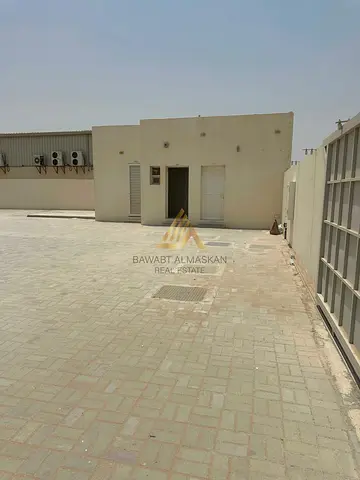 20,000 Sq. Ft. Interlocked Open Yard with Office & 25 kVA Power | Al Sajaa Industrial Area