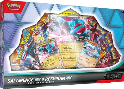 Pokemon TCG Salamence ex & Reshiram ex Premium Collection Box
