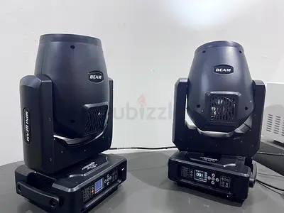 2Pcs Mini 230W Beam Moving Head Light Dj Disco Stage Lights