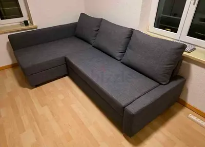 IKEA Gray FRIHETEN L Shape Sofa 204 x 140 cm