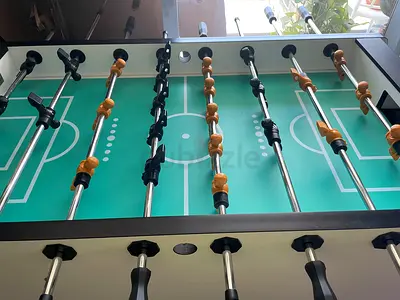 Sturdy tabletop foosball table in good condition
