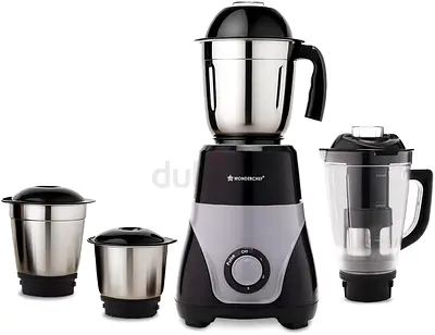 Wonderchef Vista Mixer Grinder | 4 Multi-purpose Jars | 750W | Sharp Stainless-steel Blades