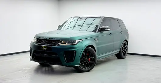 2018 Range Rover Sport SVR, Carbon Fiber Package, Fully Loaded, Excellent Condition, GCC