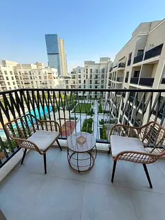 Furnished one-bedroom apartment for monthly rent in Al Khan, Maryam Island, Sharjah