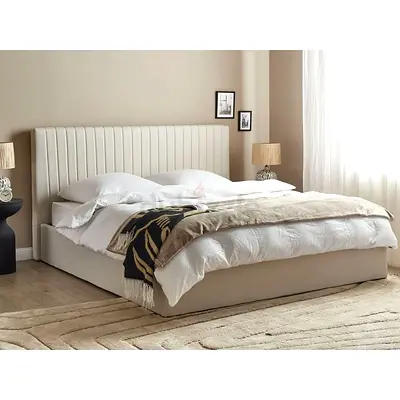 Modren style brand new Queen size bed with mattress storage