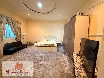 M/3200 European Community Luxurious Finishing Studio Furnshid Separate Kitchen Khalifa city a