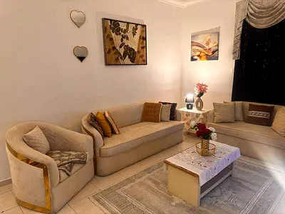 Furnished two-bedroom apartment with living room for monthly rent in Al Qasimia, Al Nad, Sharjah