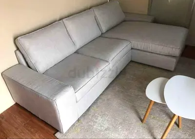 IKEA Kivik L Shape Sofa Beige