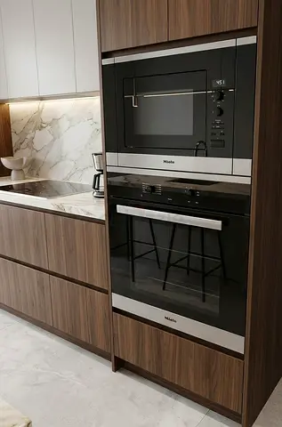 Miele 60cm Built-In Microwave & Electric Oven Set – Stainless Steel | Excellent Condition
