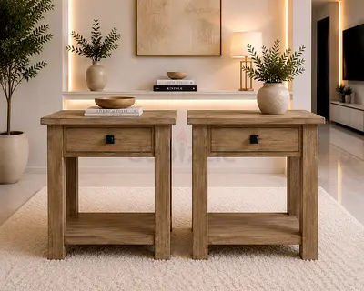 Pottery barn Benchwright Square Nightstands