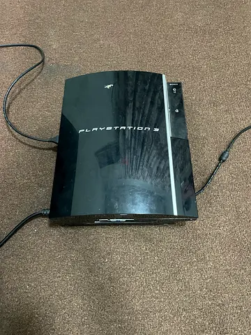 PS3 with 2 controllers and all cables