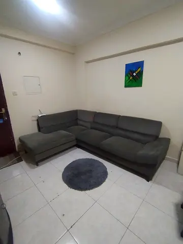 Modern Grey L-Shaped Corner Sofa with Chaise