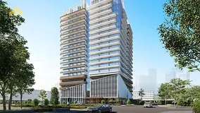Skyline View 1BR | Azizi Ruby JVC | Furnished Apartment