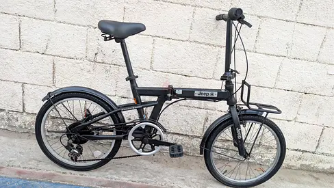 Jeep folding commuter bike - compact 20" foldable bicycle