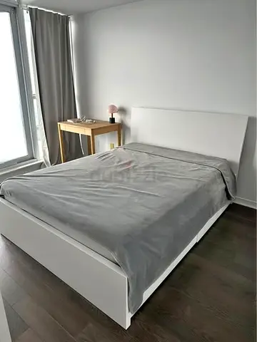 IKEA White MALM Queen Storage Bed with IKEA Mattress 160 x 200 cm