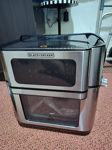 Black+Decker Electric Deep Fryer - Stainless Steel, Used