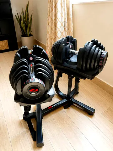 Bowflex SelectTech Dumbbells + Stand | دمبل Bowflex مع ستاند