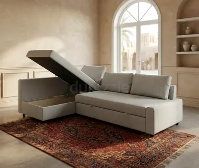 Stylish Corner Sofa for Modern Homes
Designed for comfort and functionality with a convertible bed f
