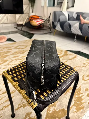 Pre-owned Louis Vuitton Monogram Canvas Tolitery  - Black/Grey (First Copy)