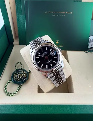 SC Rolex DateJust 41 Black Classic 1-1