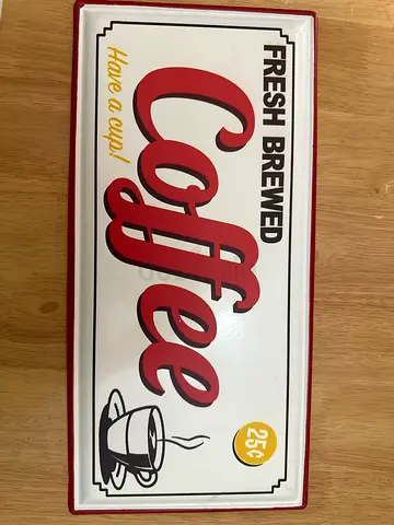 Home box Valentina Coffee Metal Wall Art for Sale