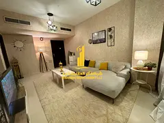 Luxury apartment, second occupancy. One bedroom and living room with an open view. Ajman, Al Rawda 2