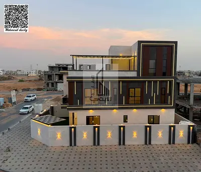 Luxury Standalone Villa for Sale in Al Helio – Ajman | 6 Master Bedrooms on Two Streets